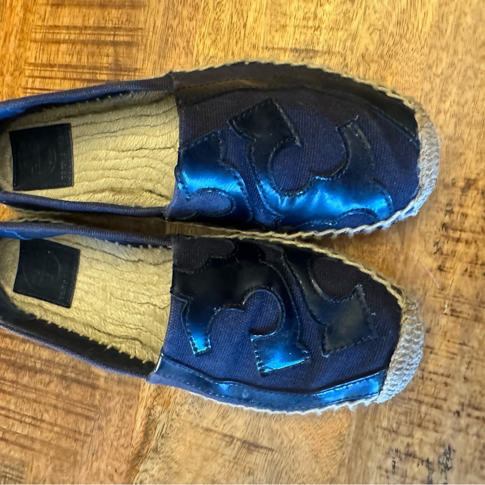 Great Condition! Tory Burch Espadrilles - Navy - image 1